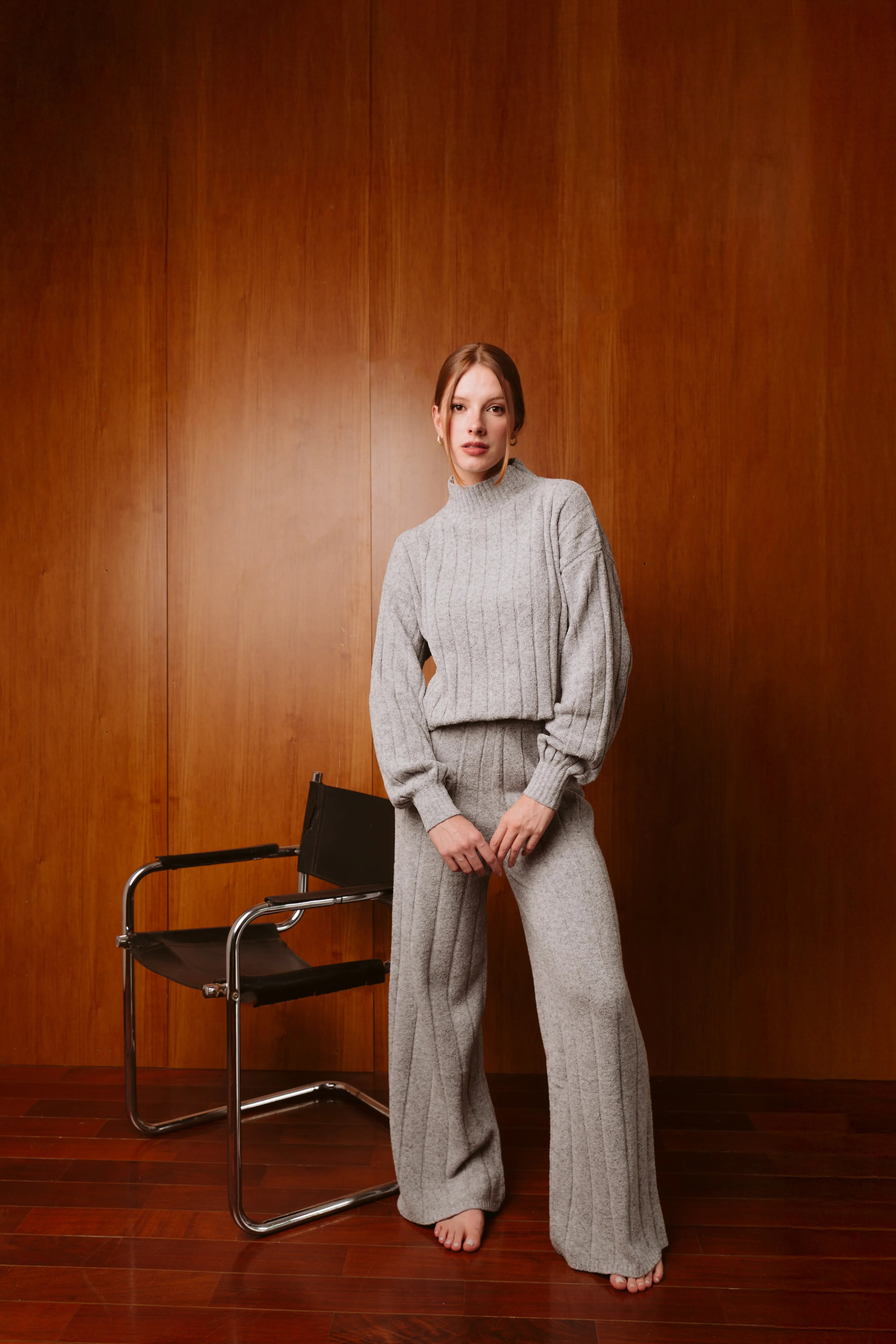 CALÇA EM TRICOT LUMA